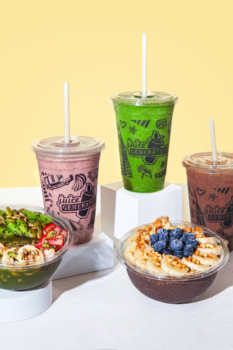 Your new go-to’s are here - designed to satisfy your Summertime cravings, kickstart your health goals, and help you beat the city hustle!

🍒 Cherry Buttercup
☕️ Hustle + Muscle
🥬 Green Guardian
🌱Hella Good Greens
🫐 P-Nutty Protein