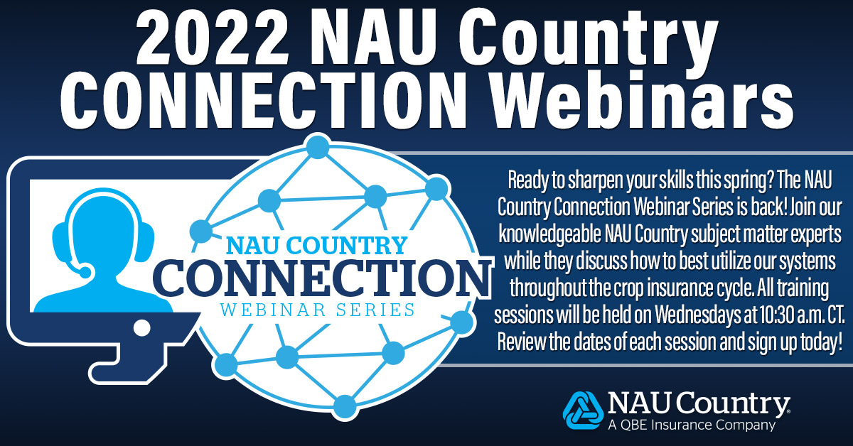 naucountry's tweet photo. Join us Wednesday, May 11, 2022, at 10:30 a.m. (CDT) for our NAU Country CONNECTION webinar refresher on EASYmapping®. Read more at https://t.co/29UVF952WY. #NAUCountry #Farmers #Agriculture #Training #CropInsurance #QBENorthAmerica #Quoting #EASYmapping #Mapping #Crops #Mobile https://t.co/jM7L2TZlo0
