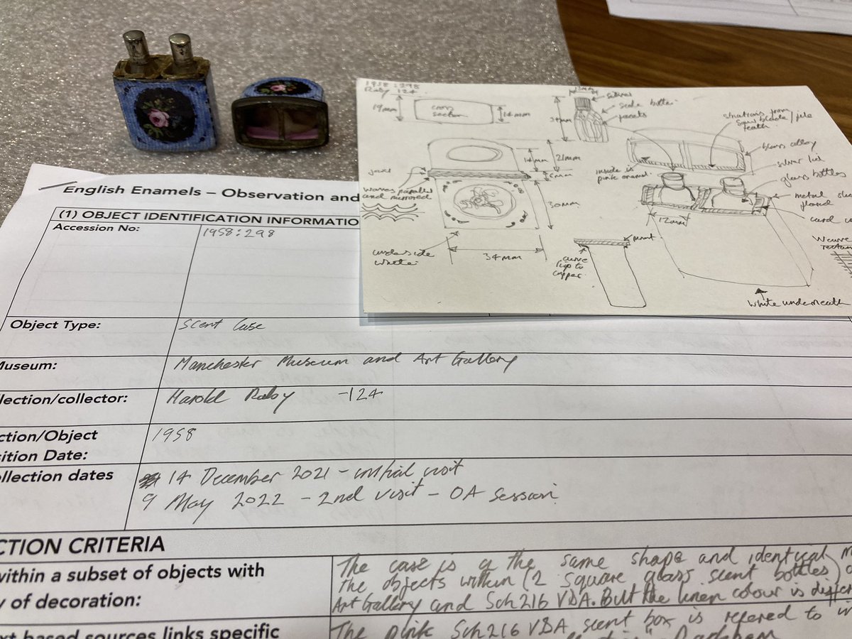 Great days enamel research! Thanks @mcrartgallery
