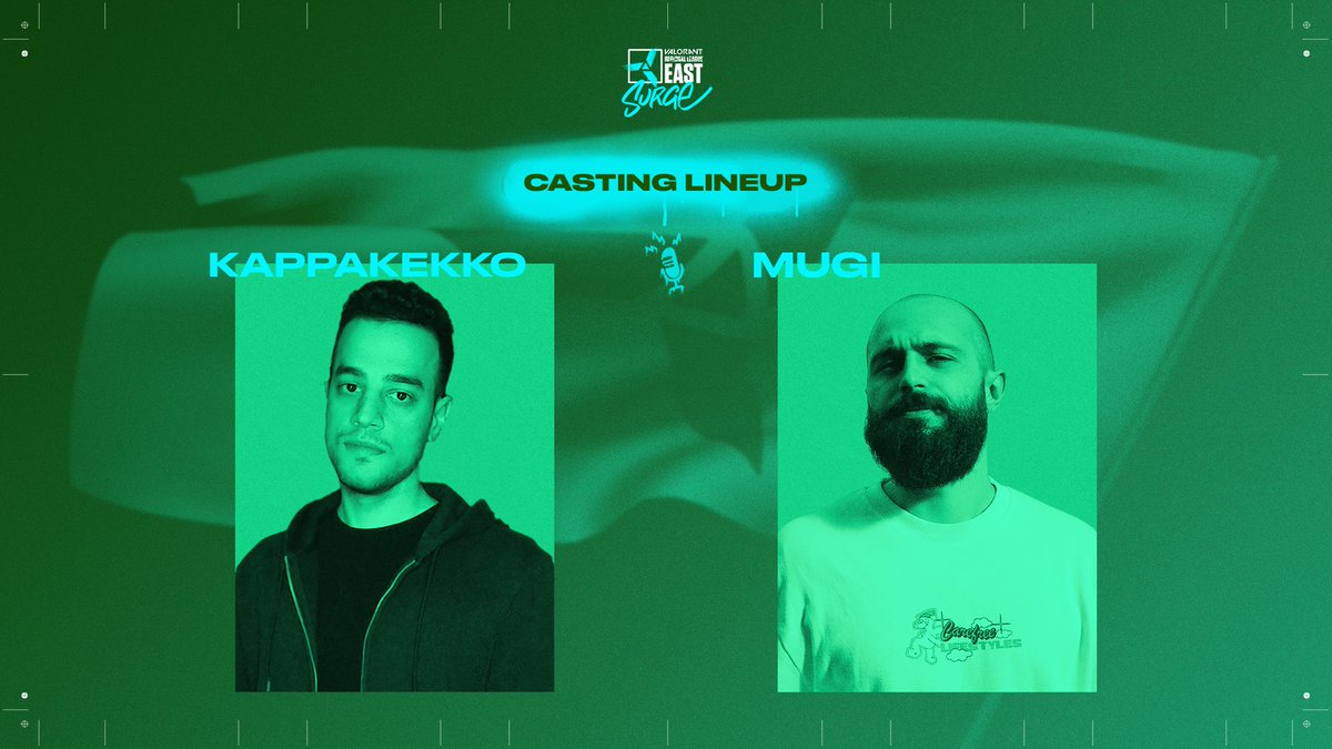 val_legends's tweet photo. 🎙 Talent Lineup Announcement!

Kappakekko and Mugi will cast the Stage 2 of #VRLEAST on the new Gamers Lounge channel on Twitch 
https://t.co/hZHHhU6m0a https://t.co/WZaP4qWqix