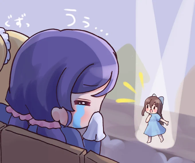 『成果をご覧あれ!』
以前のんたんに占ってもらったことを意識したおかげで最高の舞台に!
これからもいっぱい泣かせちゃいますよ😘
 #毎日劇場
 #スクスタ毎日劇場 