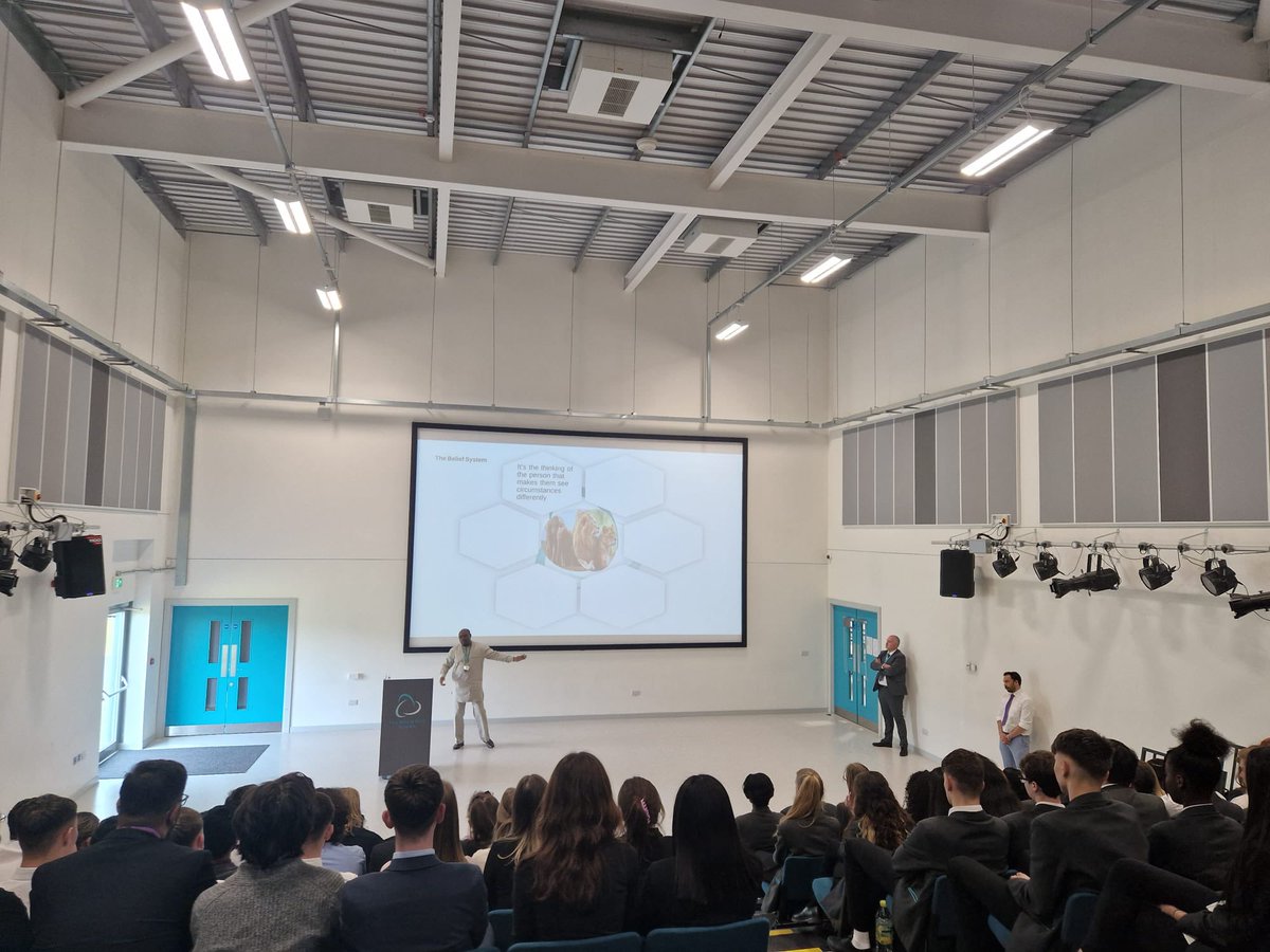 reachfreeschool's tweet photo. One last motivational assembly from Mr Addy for Year 13 and Year 11! #ThinkLikeALion #Achievement https://t.co/d9bV8UicqO