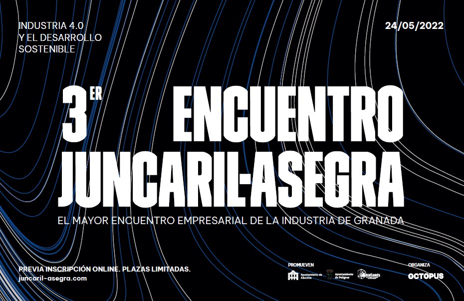 cadegranada's tweet photo. ✅ Falta muy poco para 3º Encuentro Empresarial Juncaril- Asegra
"🏭 Industria 4.0 y ♻️ el desarrollo sostenible de las empresas"

📆  24 de mayo 
Programa completo: https://t.co/FXaT5lCXOk
🖊 Inscríbete gratis 🔛  https://t.co/ikk3c88nHp

Promueven: #AytoAlbolote @PeligrosSuena https://t.co/ta53RROvSR