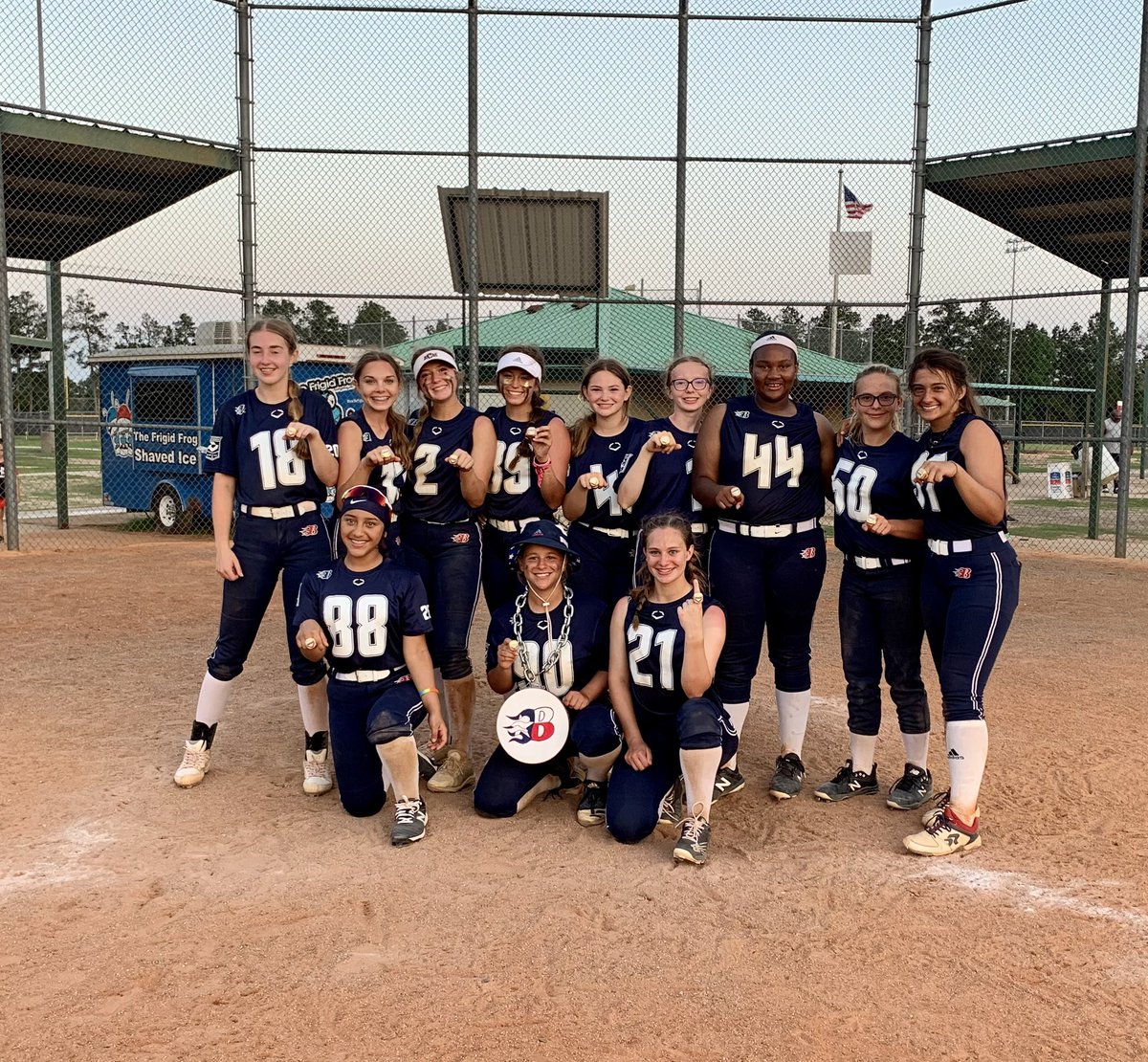 TexasBlazeZito's tweet photo. 14u Blaze National 2526 went 8-1 this weekend coming home champions after battling through 5 tough games Sunday. #BlazeOn @BlazeFastpitch https://t.co/E55WmEJwN2