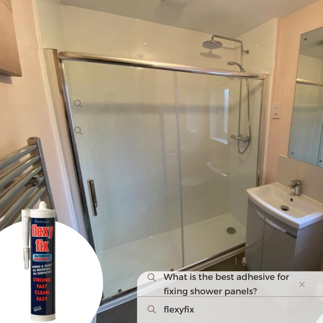 🚿Shower wall fitted using our Flexyfix all purpose adhesive bringing this bathroom back to life. 

💦Flexyfix is suitable to use in both domestic and commercial wet areas. 

👉To find out more, head over to our website at flexyfix.co.uk

#Adhesive #FlexyFix #FlexyFixIt