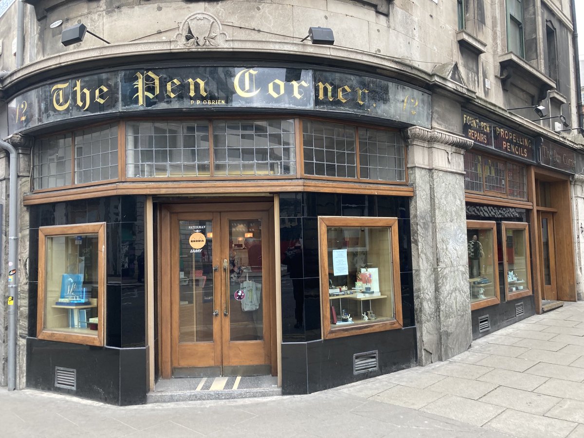 BrendanB27's tweet photo. Twas nice to call into John Fitzgerald in The Pen Corner at the junction of College Green &amp; Trinity Street earlier. A business that was established by his great aunt Florence O’Brien &amp; her husband Paddy in 1927. It will be very sad to see it go at the end of the Month. https://t.co/9qhxTiemOP