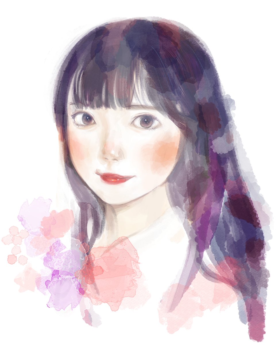 モデルさん描いた絵みてよ 