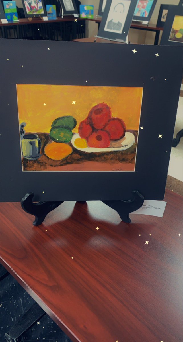 EricaEdwardsAR's tweet photo. Dancer for 9/10 years of her life… Talented Art Student 2/10 years of her life…. She’s in 4th grade…Her Acrylic Piece was chosen to be displayed in the middle school Talented Art show… Get your kids in the Arts… expand their passion. 💜 #CollynsGrace https://t.co/JbTqvV3RjX