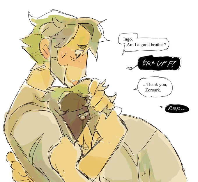 He just wants to hug his brother again 😔 