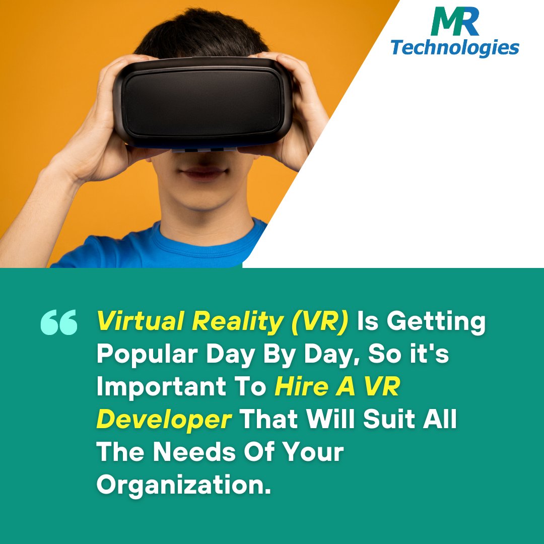 medrectech's tweet photo. "Virtual reality is becoming more common, and if you want to deliver a tough competition, it's important to find virtual reality developers for your business"
Know More - https://t.co/Fjc86XC4Si
#VR #AR #MR #vrdevelopment #ardevelopment #mrdevelopment #medrectechnologies https://t.co/zMIlr3QJKf