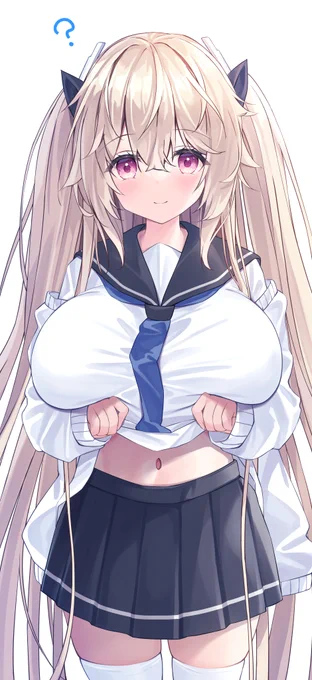 制服なアンカレッジちゃんにお願いしてみた💨
#アズールレーン 