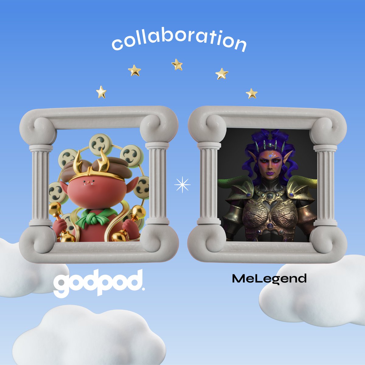 godpod_official's tweet photo. ⚡️Godpod X Melefend ⚡️
We are giving 5 x WL for MeLegend

To enter:
 ▫️ Follow 
@MeLegendnft
 + 
@godpod_official 
 
 ▫️ Like + RT
 ▫️ Tag 3 friends
🔔Keep the notification bell on!bell
⏰24 hours Good luck!! https://t.co/ZQareKI6x2