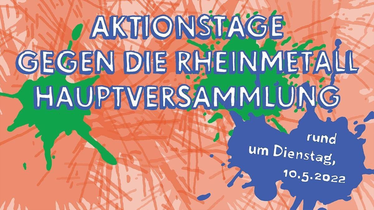 BerlinDemo's tweet photo. Denn Kriege beginnen auch hier – und ebenso unser Widerstand!

Kommt zur Kundgebung am 10. Mai um 12 Uhr vor dem Rüstungslobbyverband #BDSV in der Friedrichstraße 60!

(5/7)

#b1005 #RheinmetallEntwaffnen https://t.co/UiBnzQsCLf