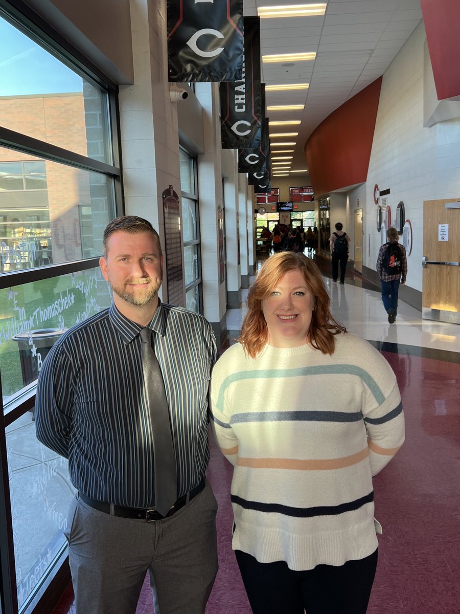 halleykimberly's tweet photo. So pleased to announce our new leadership ⁦@CHSTigerPride⁩!! Our own long-time Tigers: Mr. Kurt Young as Principal &amp; Mrs. Danielle Stultz as Assistant Principal, pending Board approval Weds. Please join me in welcoming these experienced educators! ⁦@CirclevilleCity⁩ https://t.co/E6KVmjl0fh