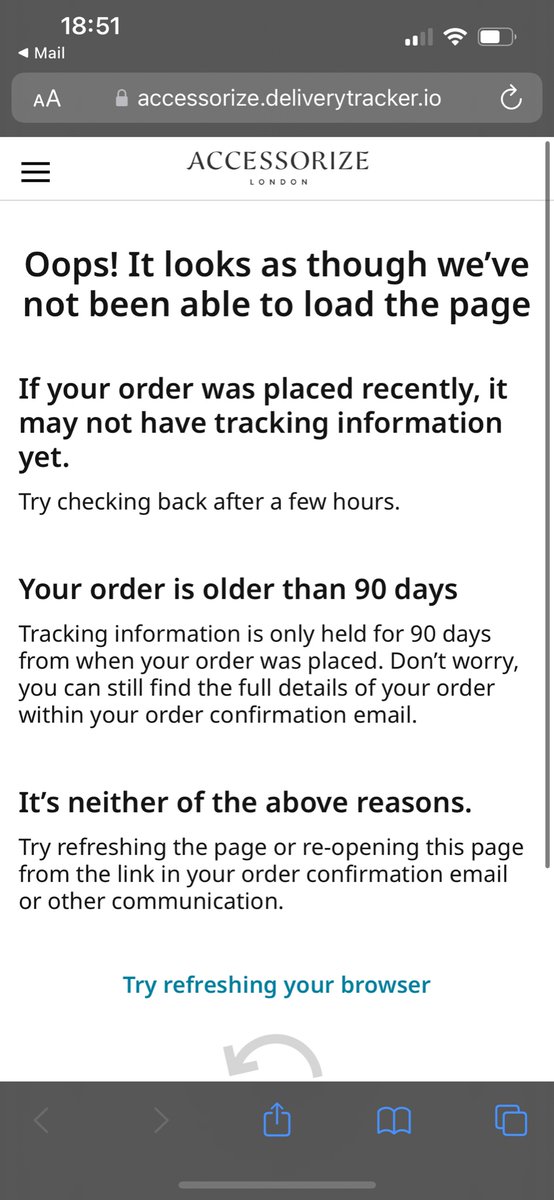 CharlieJayne91's tweet photo. @Accessorize ordered a fascinator for click and collect last week Wednesday .. said 2-4 days the tracking link is broken and I have had no update at all!! Can you help? Wasn’t a cheap item either £40 for a fascinator that is lost? https://t.co/NMbEyEGe9P