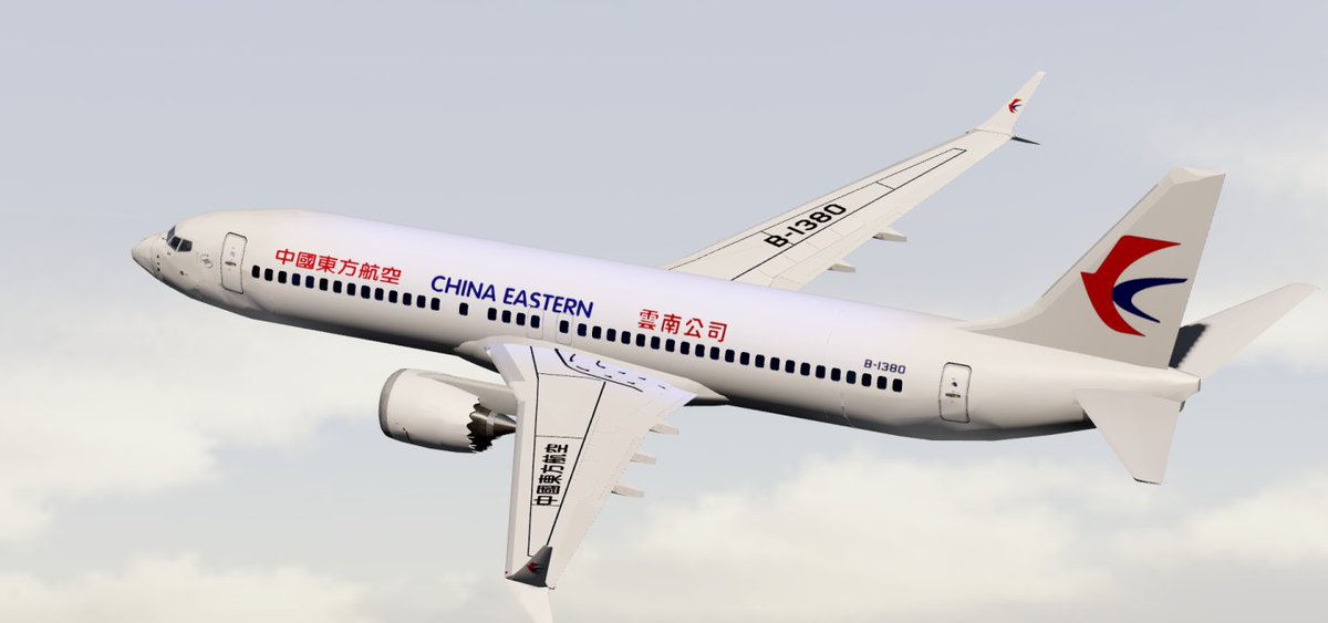 eastern_roblox's tweet photo. Introducing, the 737 MAX, the newest addition to China Eastern's fleet! https://t.co/1mdLLJHLs6