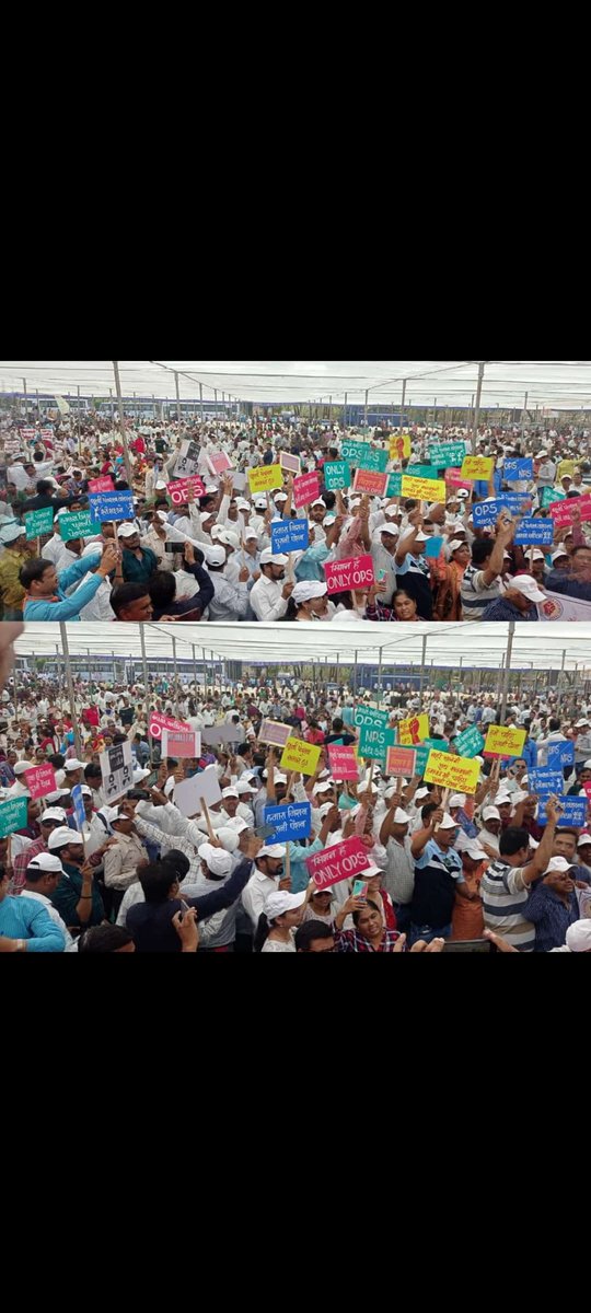 patangsmandal's tweet photo. જૂની પેન્શન યોજના લાગુ કરવાની માંગ સાથે ગુજરાતભર માંથી કર્મચારીઓ સત્યાગ્રહ છાવણી ખાતે ધરણાં કર્યા..જેમાં પાટણ ગ્રામસેવક મંડળ વતી ગ્રામ સેવકોએ હાજરી આપી...@bprawatNOPRUF @nopruf_Guj @pension_old @Guj_Gramsevak https://t.co/a1PLcYvQVI https://t.co/tT75zVpeWo