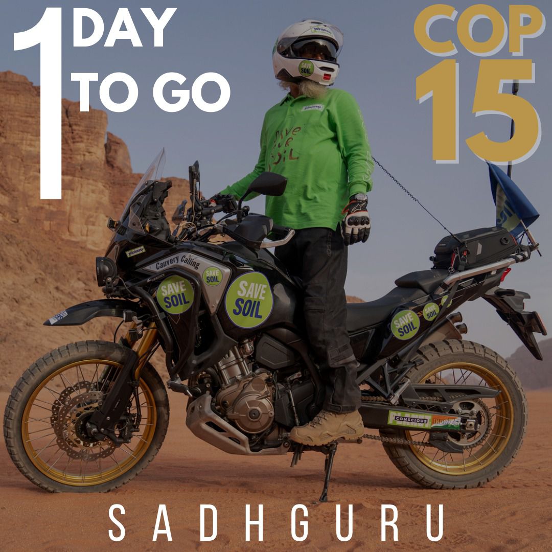 Devkinandanjais's tweet photo. One day to go🤗😎
#SaveSoil
#SaveSoilAtUNCCD
#UNCCDCOP15 https://t.co/gYNnvUq6U0