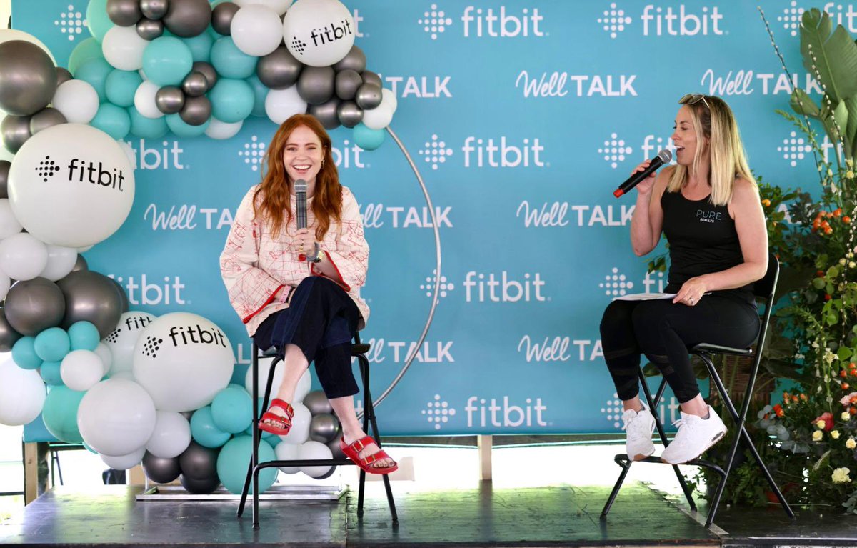 What a weekend! ☀️ The sun came out at <a href="/WellFestIrl/">WellFest</a> over the weekend with lots of great words on wellbeing from a stellar line-up of speakers at the @fitbituk Well Talk Area including <a href="/DrAlexGeorge17/">Dr Alex George</a> <a href="/thebodycoach/">Joe Wicks</a> <a href="/angelascanlon/">Angela Scanlon</a> <a href="/gokathrynthomas/">Kathryn Thomas</a> #wellfest #fitbit