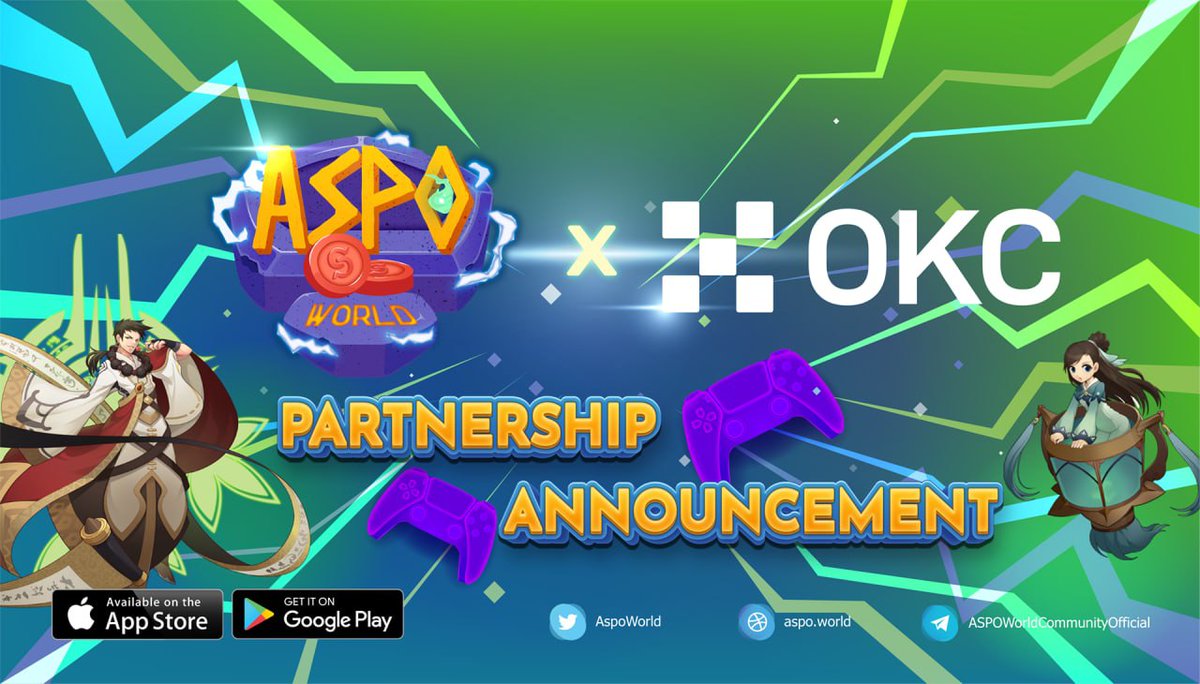 CryptoVectorson's tweet photo. 🔊  PARTENARIAT - #ASPOWorld x #OKC

 OKC a un écosystème qui aide le projet #GameFi et #Metaverse à se développer.

#NFT https://t.co/louFVDLffn