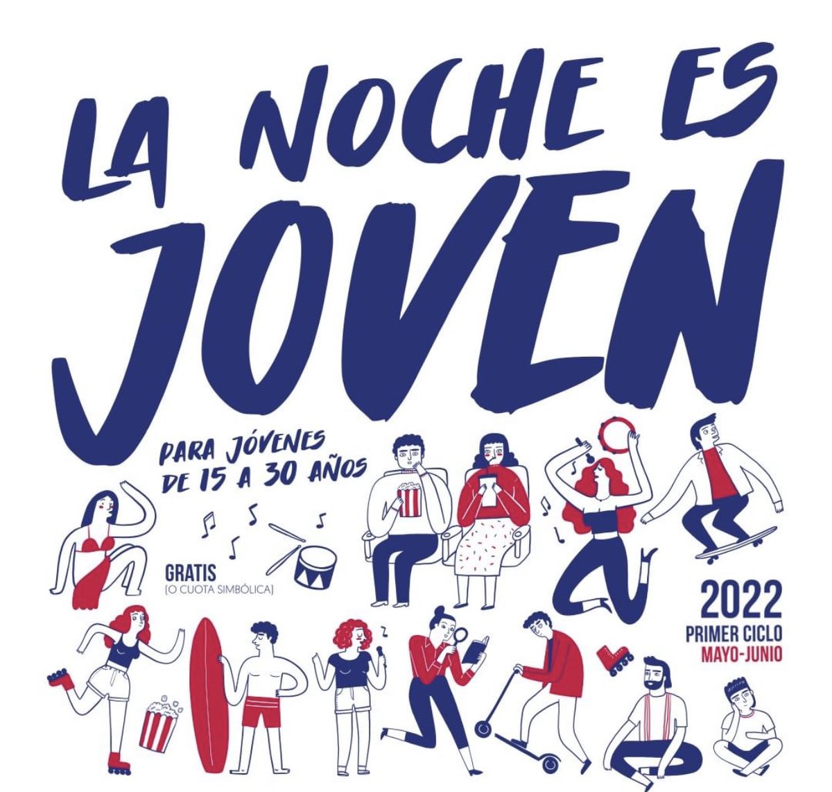 cantabriaevent's tweet photo. La Noche es Joven Mayo – Junio 2022

📍 Santander (Cantabria)

👇🏻 Programación completa 👇🏻
https://t.co/QVmoWjjxlH https://t.co/dnZIAerIuS