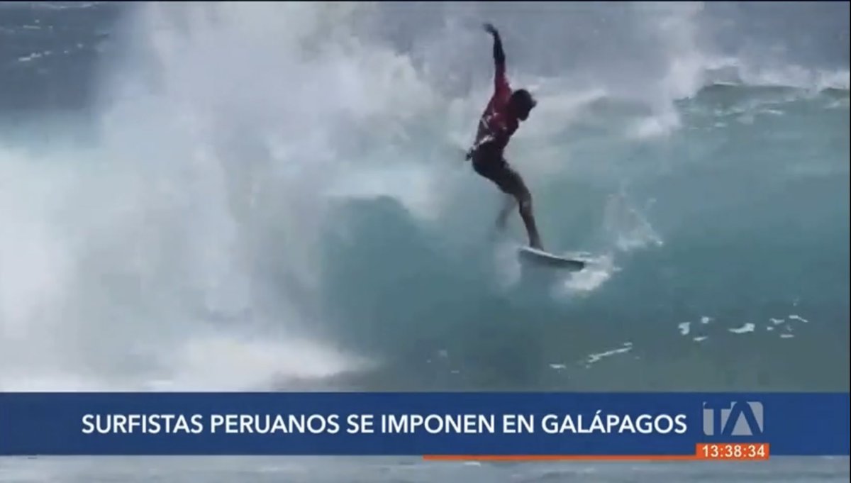diegoanazco1's tweet photo. Por 3 días el #TongoReef, en #Galapagos ,se convirtió en el epicentro del #Surf🏄🏼‍♀️🏄‍♂️. 

Aunque la copa se la llevó merecidamente #Peru, todos ganaron 🥇. 

Reporte de @Teleamazonas 👉🏽https://t.co/PIUNqDXDLD https://t.co/TKQcAL4A8L