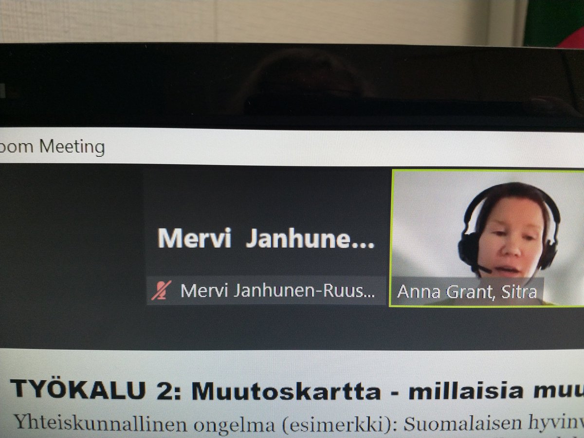 Vain yhteistyöllä saadaan aikaan  yhteiskunnallista vaikuttavuutta. Monialajärjestönä meillä on useita kumppaneita. Haasteena on  kiteyttää keskustelu yhteen keskeiseen yhteiskunnallisen ilmiöön. Tj jatkaa käsitejumppaa. Kiitos ajatusten avartamisesta Anna Grant #sitra