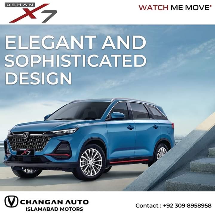 Changan_Isb's tweet photo. !! CHANGAN ISLAMABAD MOTORS !! 
🟩Oshan X7
🟩Comfort
🟩Future Sense
#OshanX7 #WatchMeMove #FutureForwardForever #ChanganPakistan #ChanganAuto #SPACE #bluecar #SUV https://t.co/nlufVHDvDG