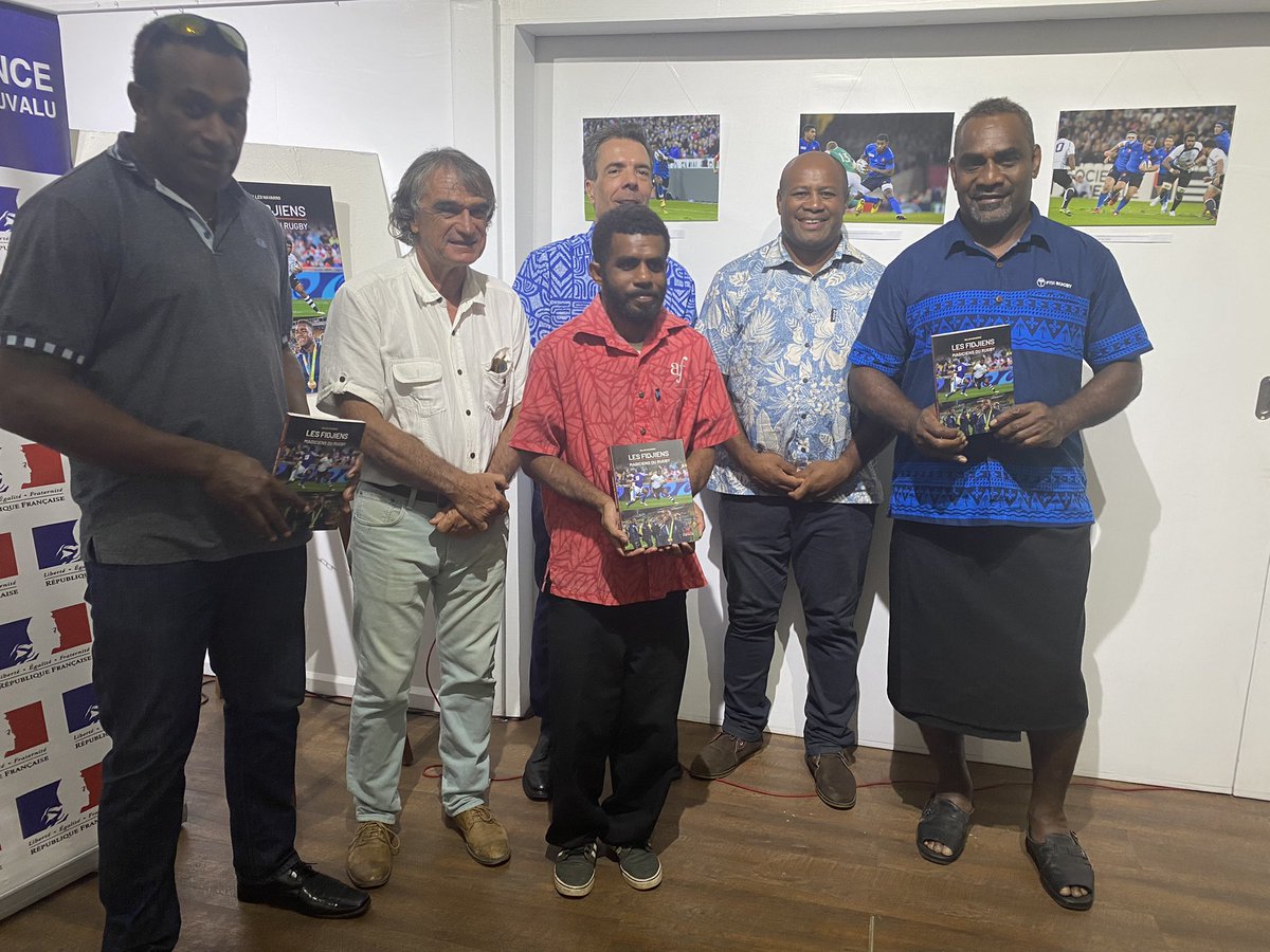 Alliance Française de Suva (@afsuva) on Twitter photo We finally launched #LesFidjiensMagiciensduRugby, written by <a href="/GillesNavarro/">Gilles Navarro</a> published by <a href="/auventdesiles/">Au vent des îles</a>, today at <a href="/AFsuva/">Alliance Française de Suva</a> with <a href="/ambafrancefj/">France in Fiji</a> & Franck Boivert. Come and get your copy! We finally launched #LesFidjiensMagiciensduRugby, written by <a href="/GillesNavarro/">Gilles Navarro</a> published by <a href="/auventdesiles/">Au vent des îles</a>, today at <a href="/AFsuva/">Alliance Française de Suva</a> with <a href="/ambafrancefj/">France in Fiji</a> & Franck Boivert. Come and get your copy!