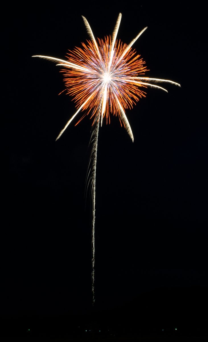 gamentank's tweet photo. 昨日打ち上げられたfireworks4peace

願わくば平和的な火薬利用が叶いますように

①夕映えのヤシ
②昇朴付　芯入錦冠
③希望の華
④金波輪星入青牡丹

#fireworks4peace 
#紅屋青木煙火店
#阿部煙火工業
#生島煙火
#糸井火工 https://t.co/g9ueisiQ8J