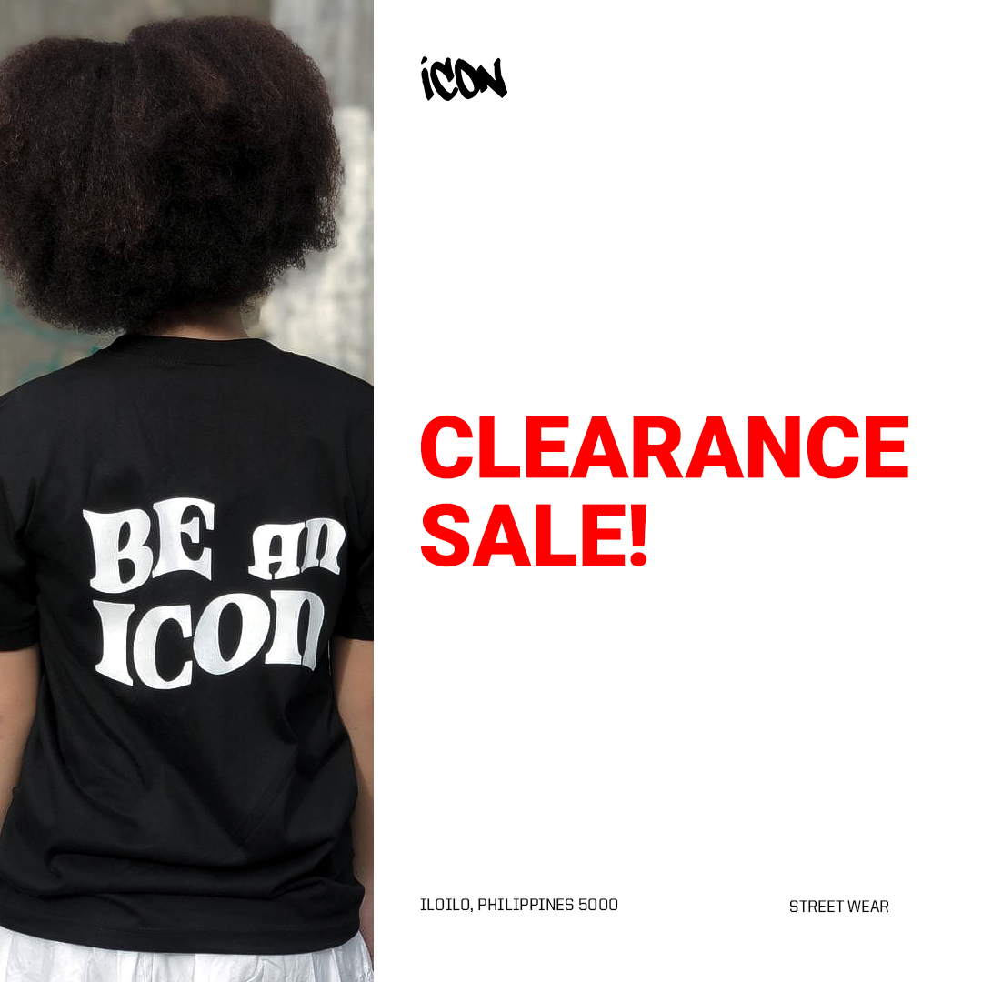 beaniconph's tweet photo. CLEARANCE SALE!!!

Down to a few stocks left for our ICON TEE. For only P250 each. Send us a DM to purchase.

Dropping a new collection soon. Stay tuned!👑

#iconclothingph #beanicon https://t.co/y5EPgbw8JA