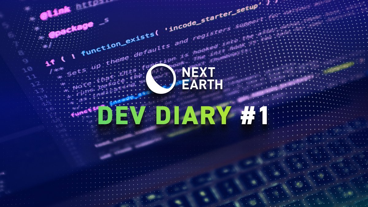🚀 Reminder: tomorrow we launch the DEV DIARY 💪

Every Tuesday, you can take a peek at the fantastic work of our dev team. 🖥

✅ What they are working on currently and how they’ll proceed to make #NextEarth the best #metaverse project out there 🤯

Are you ready? 🔥 🔥