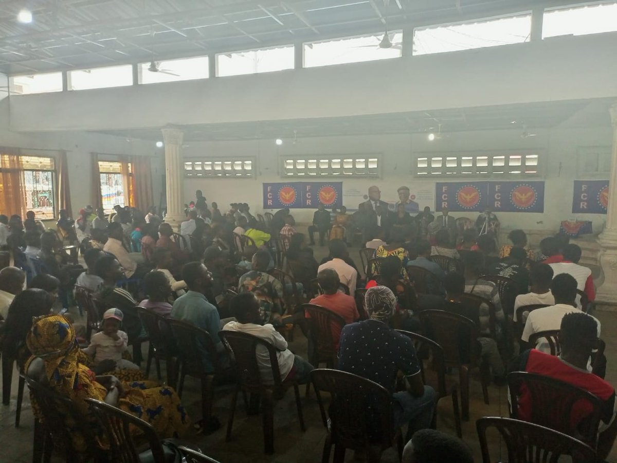 kumumbeya's tweet image. #RDC | La fédération Mont-Amba du Front Citoyen pour la République, #FCR, parti cher à l'hon. 
@EwangaOfficiel était en Matinée politique le samedi 07.05.2022 pour une mobilisation tous azimuts de ses membres dans la perspective des échéances électorales prochaines. 

#Cap2023