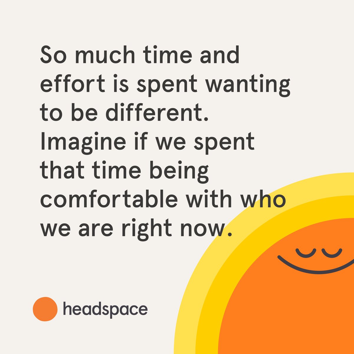 The smallest things can make the biggest difference. Put aside a few minutes for your mind today. headspace.com/sharing-is-car…