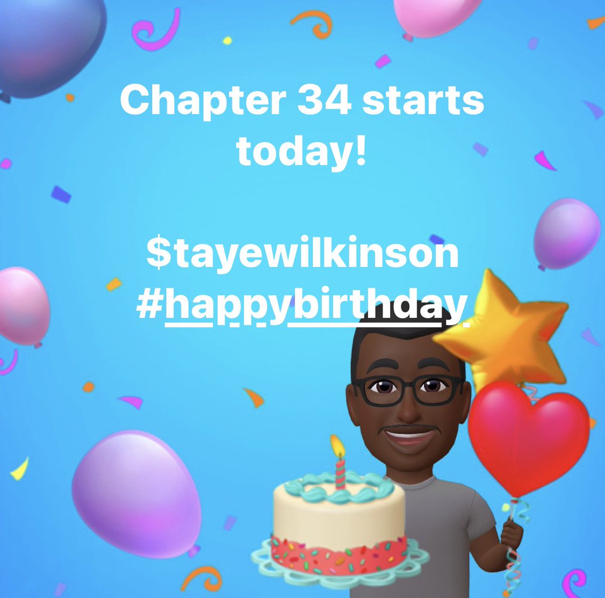 TayeWilkinsonNC's tweet image. It's gonna be another good year! #chapter34 #happybirthday