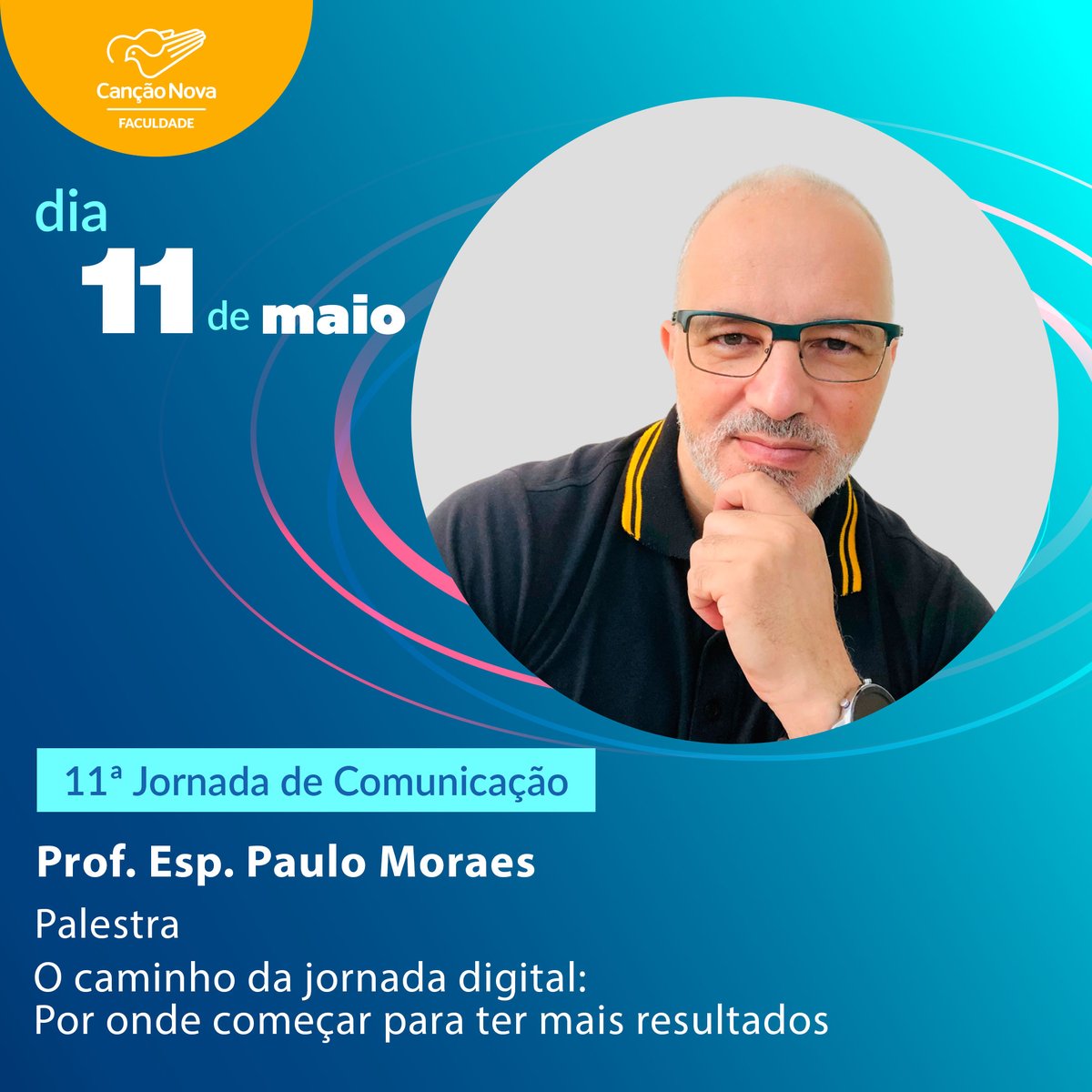 faculdadecn's tweet photo. Confira a programação do nosso terceiro
dia!🤩

#terceirodia #alunosfcn #jornalismo #radiotv
#comunicaçãosocial #faculdadecn
#FaculdadeCançãoNova
#JornadaDaComunicação2022 https://t.co/pFZIzUFwKJ
