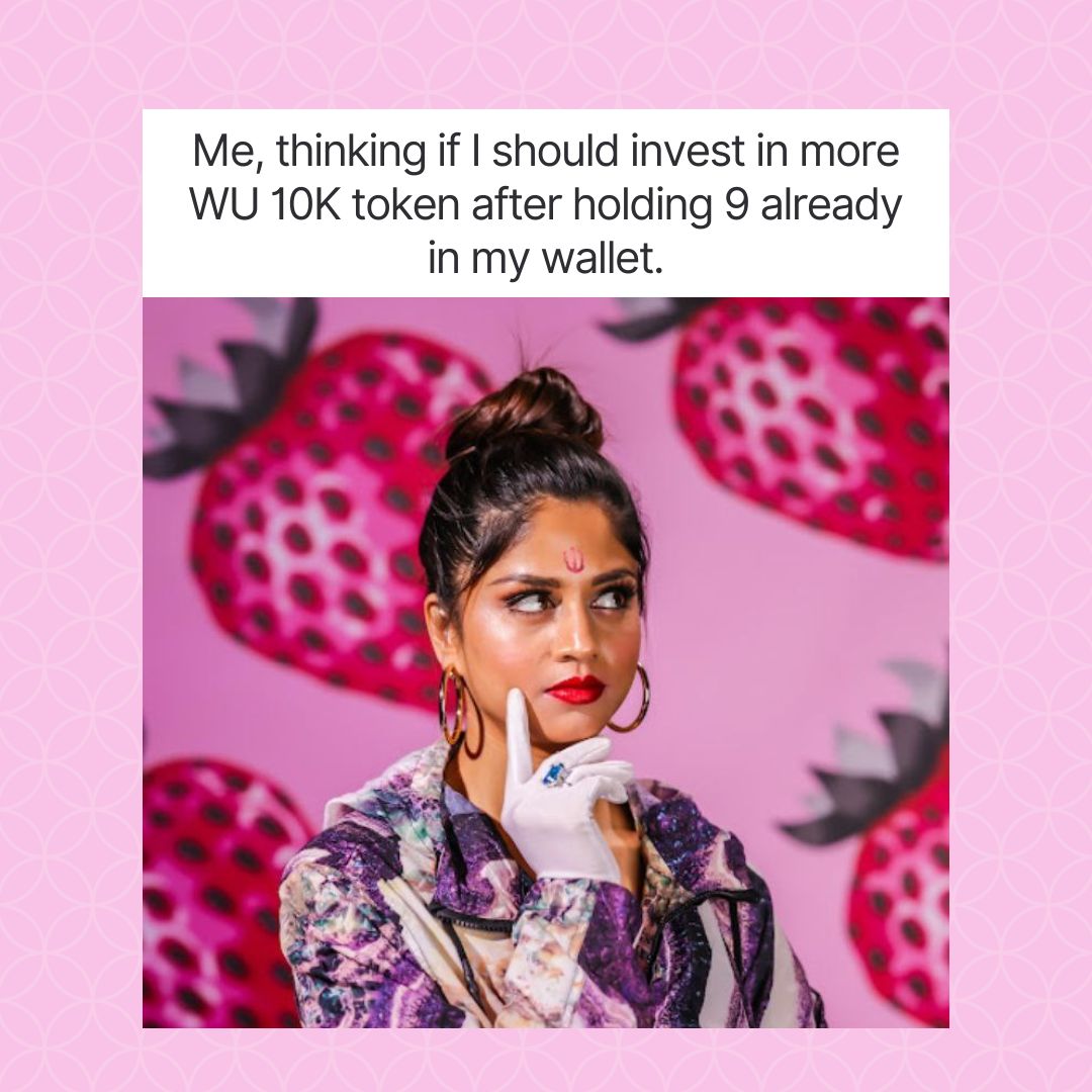 SteffDietr97's tweet photo. Let me check my ETH real quick.
@WomenUniteNFT #WomeninNFTs #NFTCommunities #gamification #womenunite #buytokens #nftcollector #trading #shillnft #ETH #NFT #Crypto #NFTassets https://t.co/hQOoSCM7tH