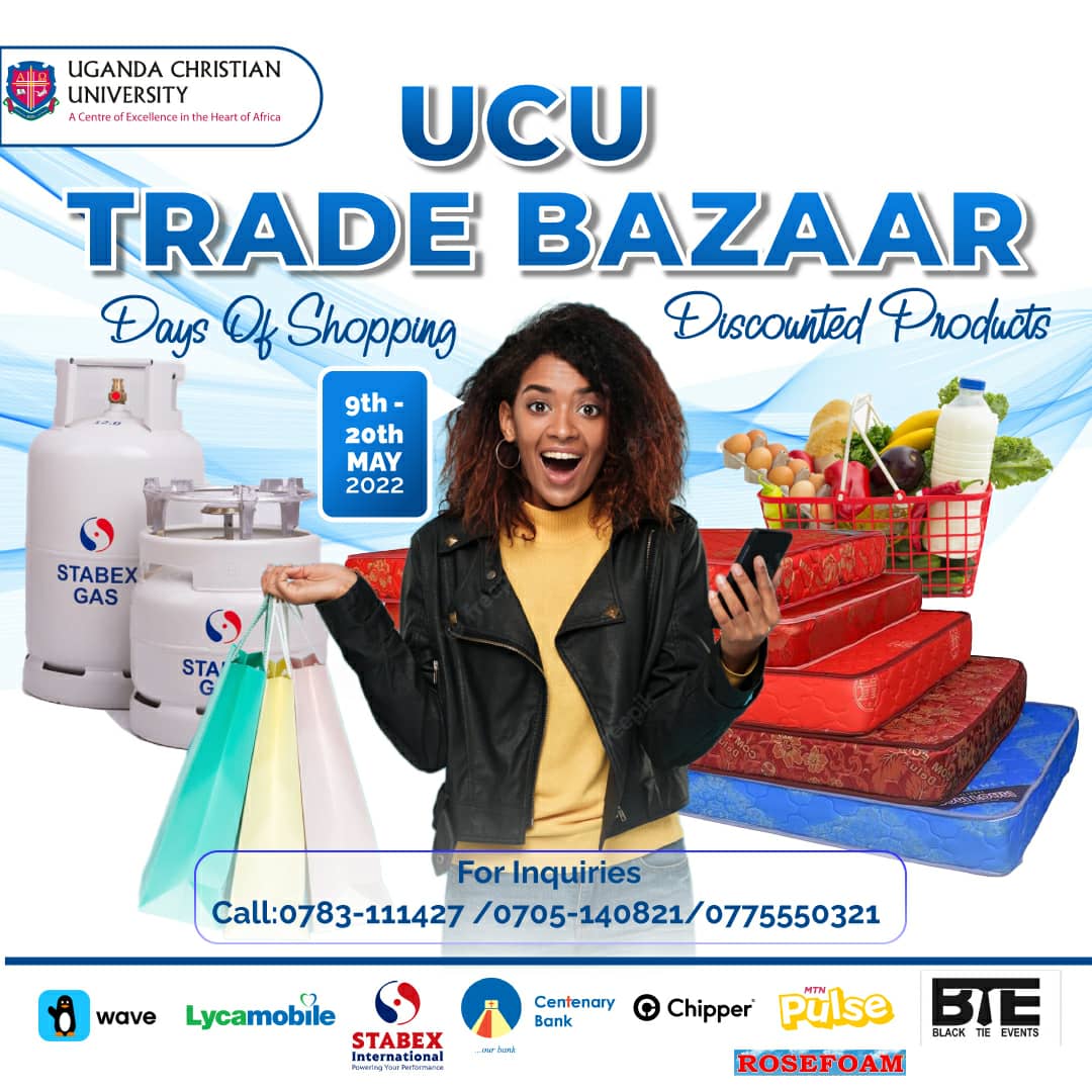 theucuguild's tweet photo. Dear students, you are most welcome for the Trinity semester 👏
As you settle down, donot forget to grab the most significant items from this semester's #buzzar/tradeshow at discounted prices
@UCUniversity
@RacheSserwadda https://t.co/RU3JPYOind