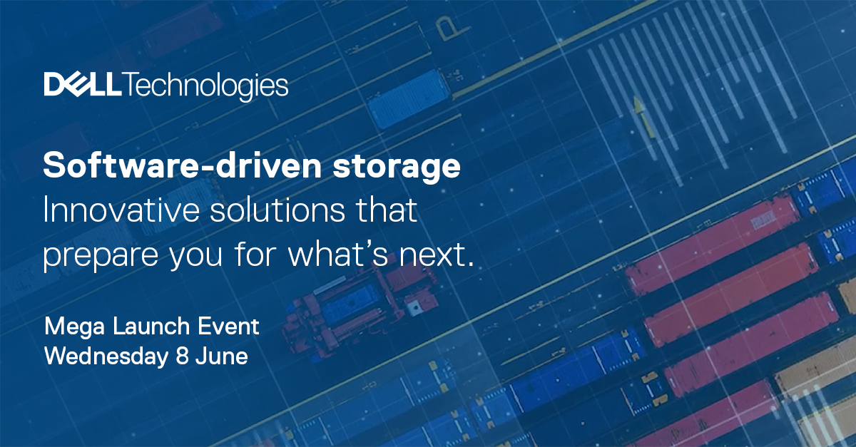 Join us on 8 June to learn about how Dell Technologies newly announced software-driven solutions can provide a continuously modern storage experience. Register for our virtual launch, live from our Customer Solution Center. dell.com/en-lt/dt/stora…