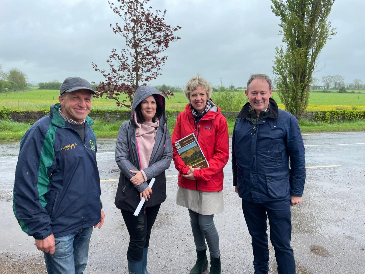 ivanabacik's tweet photo. Delighted to hear about the great work on #biodiversity being done by Donal Sheehan, Sinead Hickey &amp; team at the inspirational ⁦@bride_project today⁩ in #Ballyarra #Castlelyons #Cork #sustainablefarming ⁦@seansherlocktd⁩ https://t.co/F30Giw6i3M