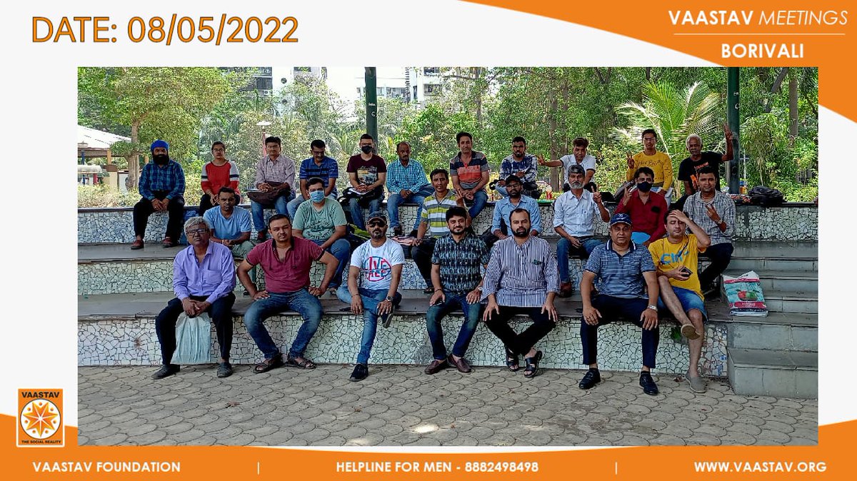Vaastav Foundation weekly meetings organized at Borivali Mulund and Navi Mumbai on 08/05/2022 by <a href="/vaastavngo/">Vaastav Foundation</a>