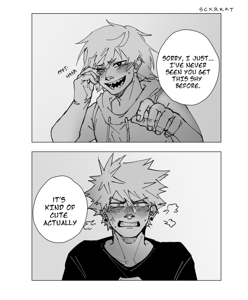 scxrkat_'s tweet photo. First kiss (4/8)
this has no plot really?? its mostly just self indulgence aksgakj
#kiribaku #krbk https://t.co/uS98tchB72
