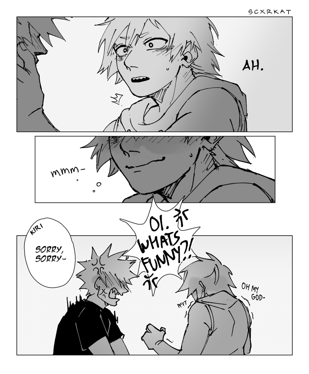 scxrkat_'s tweet photo. First kiss (4/8)
this has no plot really?? its mostly just self indulgence aksgakj
#kiribaku #krbk https://t.co/uS98tchB72