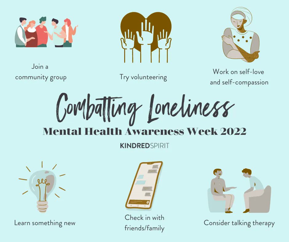 Mental Health Awareness Week takes places from today (9 - 15 May) with a focus on loneliness. Loneliness is something we can all experience at any point in our lives, particularly when struggling with our mental health. For more information, please head to mentalhealth.org.uk