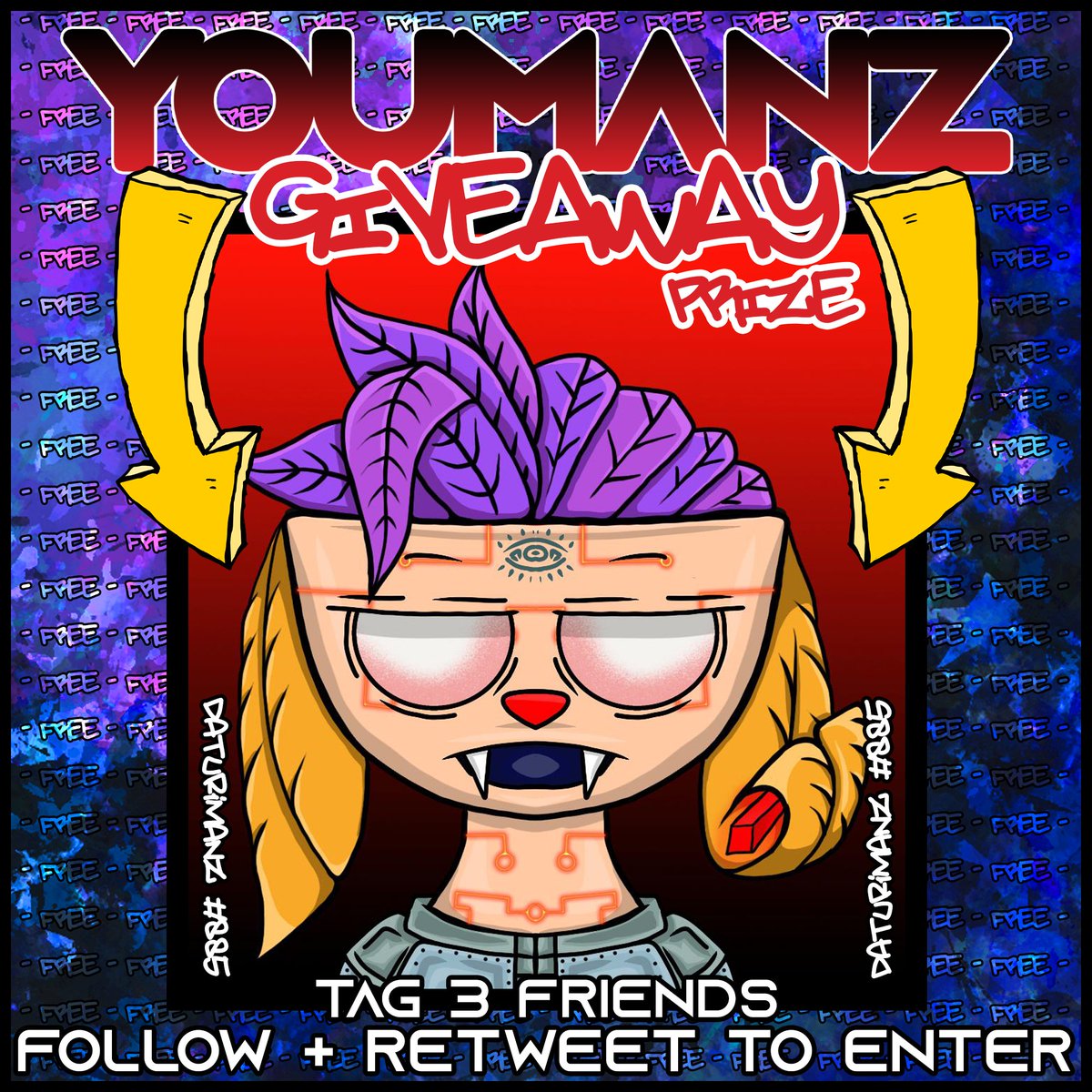 DavyBoy1888's tweet photo. 🚨  FREE NFT GIVEAWAY  🚨

🎁 1x DaturiManZ #885

Public Mint Now Open Link Below
https://t.co/S2CxTDj9st

To enter:
1️⃣ Follow 
@YoumanzC
@DaturiansNFT
@DavyBoy1888

2️⃣ Like ❤ &amp; RT 🔄
3️⃣ Tag 3 Friends

⏰ 24hrs 1 x Winner
#YMZClub #YMZFAM #NFTGiveaway #nftart
#LFGrow #NFT #BAYC https://t.co/cw4zU4skhL
