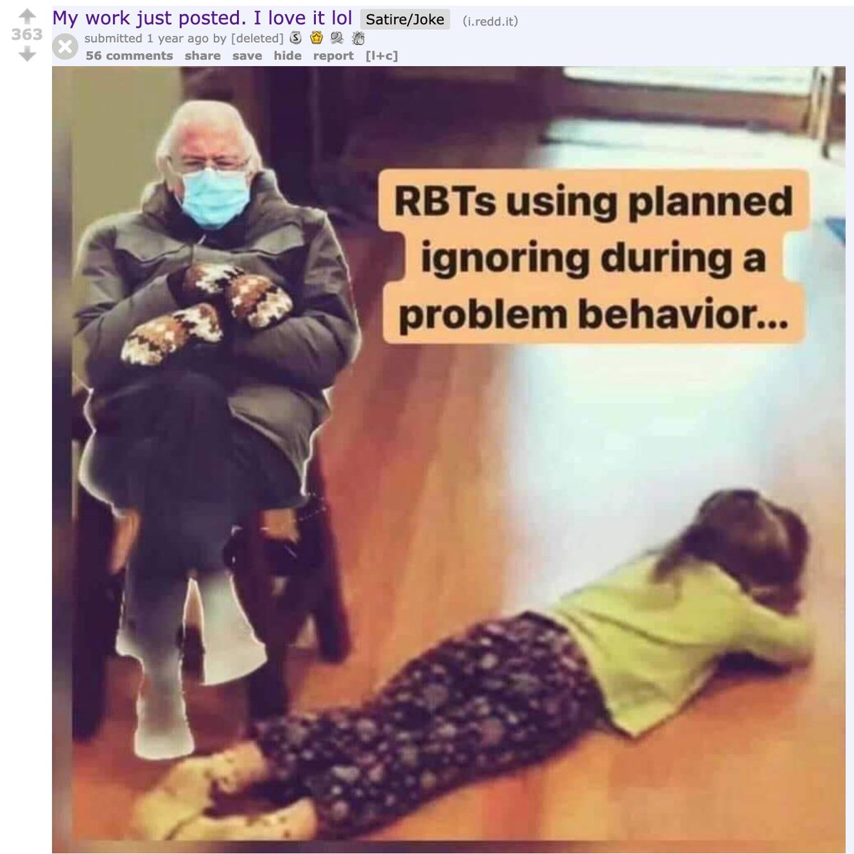 EverySubreddit's tweet photo. Every Single Subreddit #18
r/ABA
Subs: 20,646
Top post: My work just posted. I love it lol (359 upvotes)
#aba #appliedbehaviouranalysis #everysinglesubreddit https://t.co/L4p2mektdd