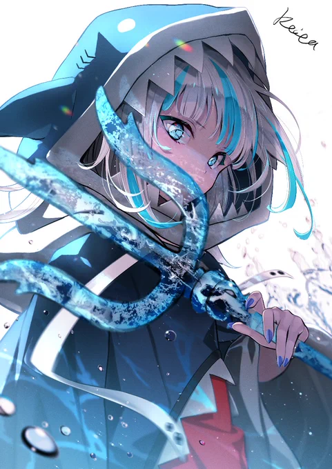 #同じ人が描いたとは思えない絵を貼る
この2つの塗り方どっちも好きで、右の塗りを投稿する用のアカウントを作ろうと考えてます💡 
