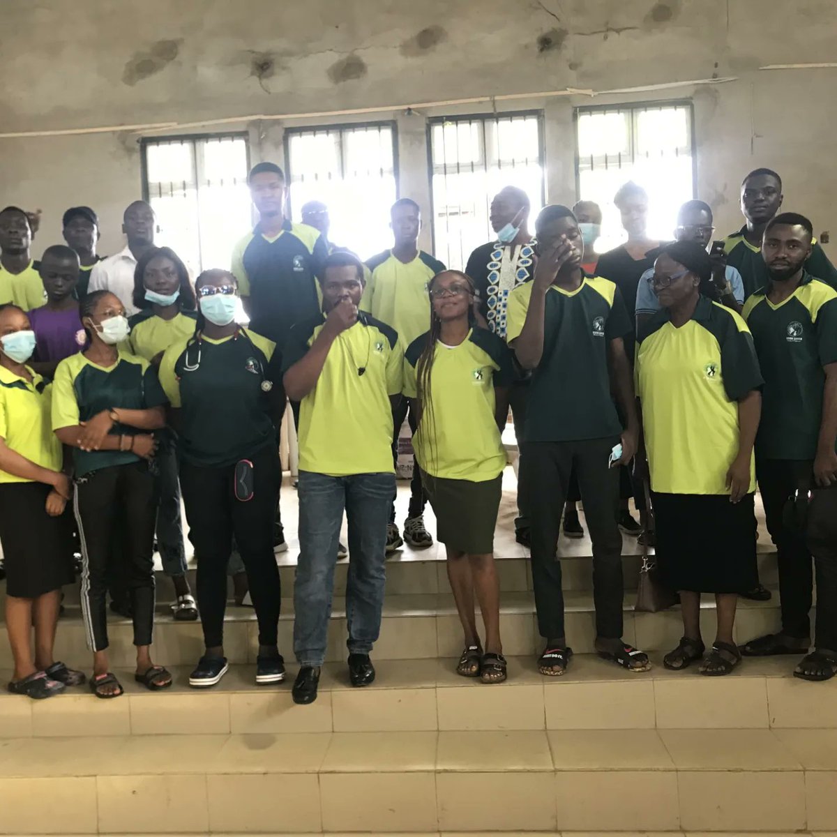 VisioncenterGVS's tweet photo. Our #amazing #team ready for start work at Ede town hall.
It's the day 2 of the Ede Medical outreach in partnership with @springtimedevelopmentfoundatn
More #update coming soon
#GVSIF #Medical #outreach #ngo #ltsp https://t.co/PbQMvsNa70