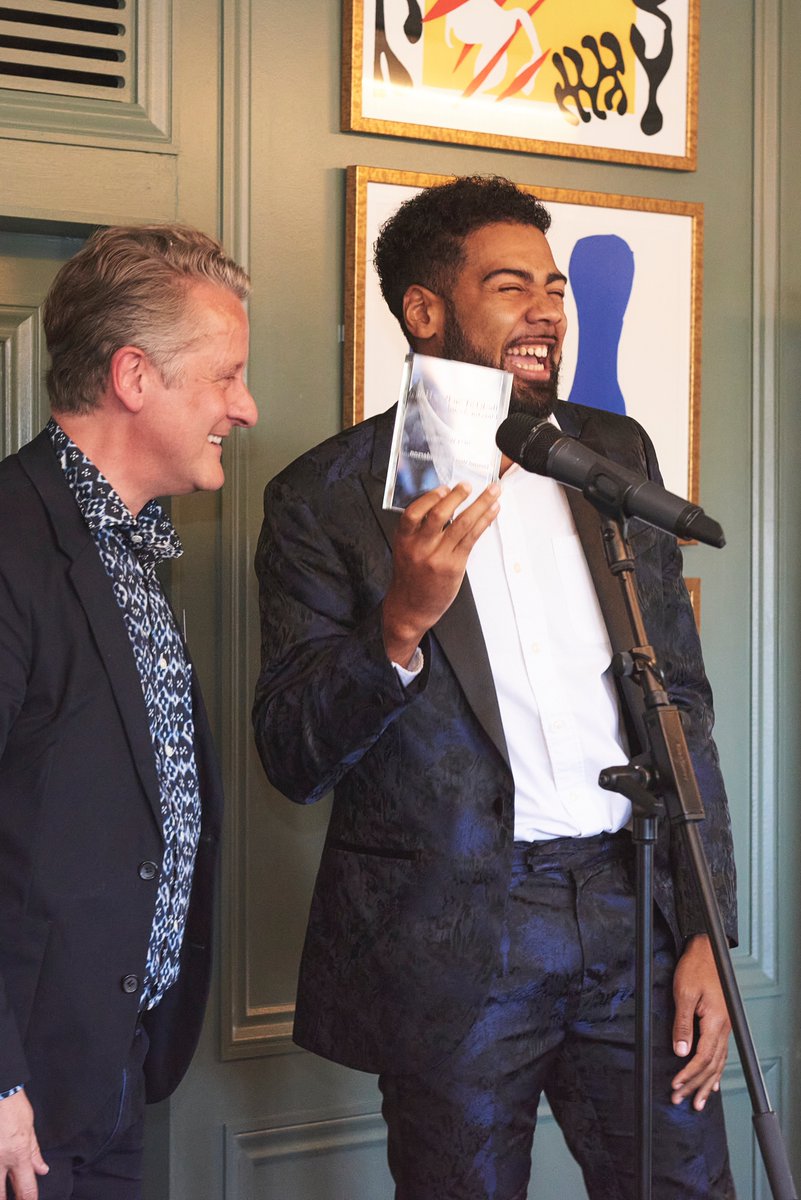 RoyalTheatrical's tweet photo. We had such a great afternoon yesterday where @DenzelWS received his 2021 Sir Peter Hall Director Award! Congratulations Denzel! The 2022 Award is now open for entries. 
https://t.co/gX8Iy0WCSx https://t.co/mTBNXRl4Me