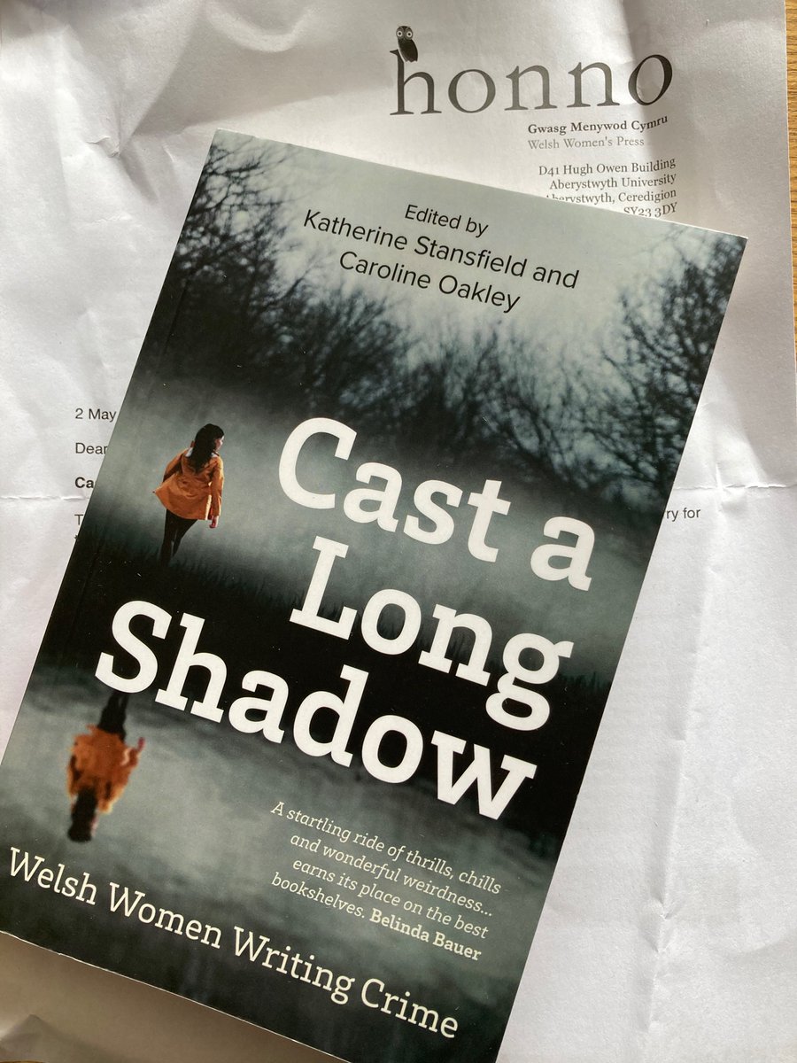 catherinekirwan's tweet photo. Exciting book post today📚From @honno press across the Irish Sea 🌊 comes this beautiful anthology: #WelshWomenWritingCrime #CastALongShadow (edited by @K_Standfield + @Caroline_edits ) @JonGower1 @claireconnollys @DeepMapsCork #Wales #CrimeFiction https://t.co/afC1yFr6vl